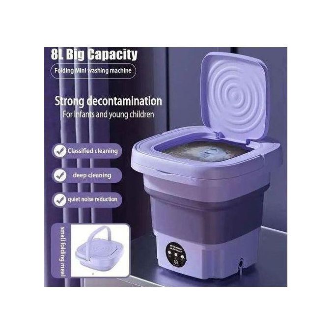 Mini Machine à Laver Portable & Pliable