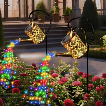 Arrosoir Solaire LED – Effet Cascade Étoilée