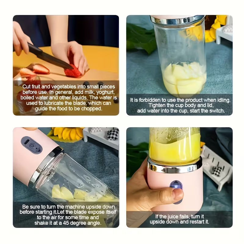 Blender & Juicer Portable 2-en-1 – Double Cup