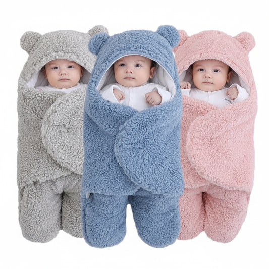 Couverture bébé oreilles ours