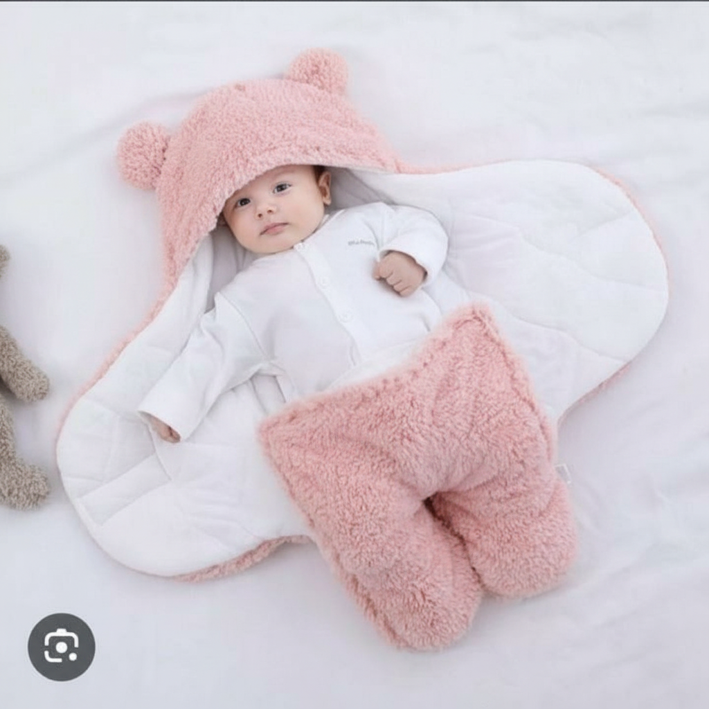 Couverture bébé oreilles ours