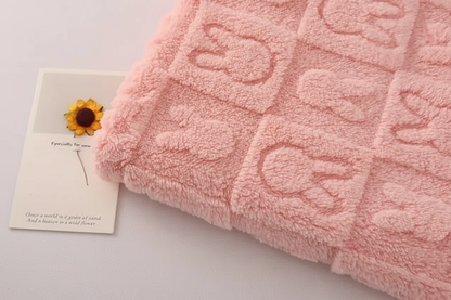 Couverture bébé oreilles ours